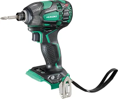 Zdjęcie produktu dla Hikoki WH18DBDL2W4Z, Sterownik udarowy, Uchwyt pistoletowy, Czarny, Zielony, Sprzączka, 2900 RPM, 207 N·m