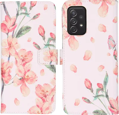 Produktbild von imoshion Design TPU Klapphülle Samsung Galaxy A72 - Blossom Watercolor
