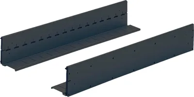 Produktbild von HETTICH SYSTEMA TOP 2000 Karteibahn, Schranktiefe 600,Stahl pulverbeschichtet schwarz