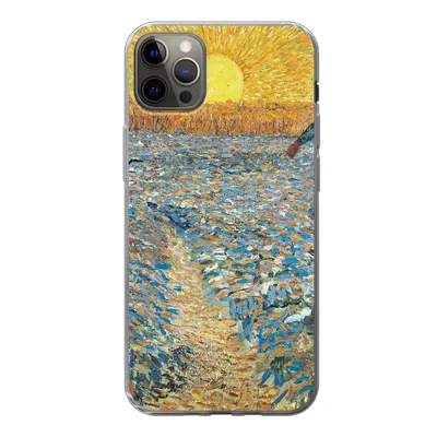 Produktbild von MuchoWow® Handyhülle Schutzhülle Hülle für iPhone 13 Pro Max Der Sämann - Vincent van Gogh Silikon Softcase Handy Hülle - Mobiltelefon