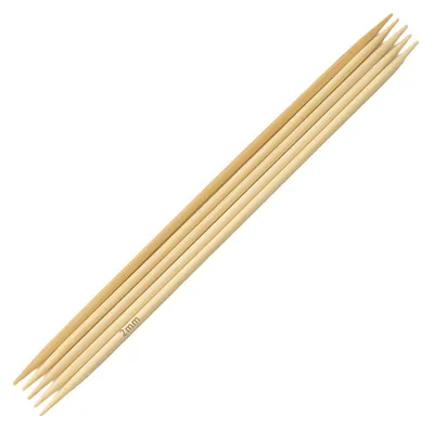 Bambus Nadelspiel Strumpfstricknadeln Gr.2