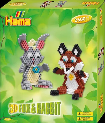 Produktbild von Hama Beads 3247, Bastelset für Kinder, 5 Jahr(e), PVC, Mehrfarbig, 2502 Stück(e)