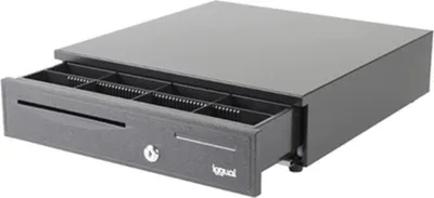 Produktbild von iggual IRON-20, Manuelle und automatische Geldschublade, Kunststoff, Stahl, Schwarz, 12 V, 405 mm, 420 mm