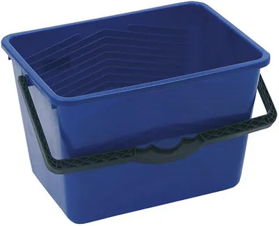 Produktbild von Farbeimer mit Maßeinteilung rechteckig 14l blau Nölle PROFI BRUSH
