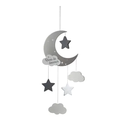 Obrázek produktu pro Ozdobná dětská visačka Grey Moon