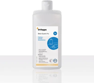 Produktbild von DrDeppe - Beta Guard rfu - Flächenschnelldesinfektion - 500 ml - 18x500 ml