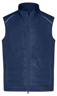 Produktbild von James and Nicholson - "Hybrid" Weste für Herren LT2566 (M) (Marineblau)