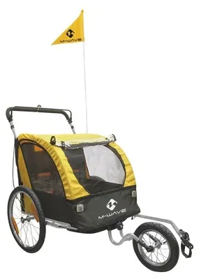 Image de M-WAVE Stalwart Kid 3in1 Remorque pour vélo/enfant/bagages/jogging