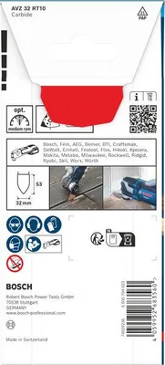 Produktbild von EXPERT AVZ 32 RT10 Schleiffinger, 32 x 53 mm