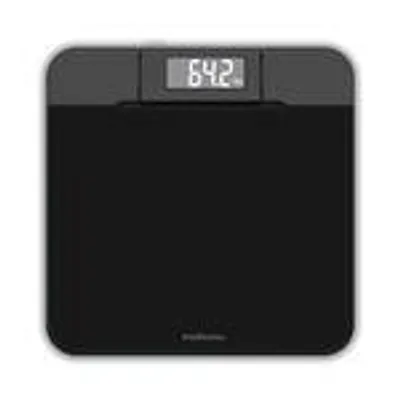 Produktbild von medisana PS 520 Personenwaage, digitale Körperwaage mit Wandprojektion, Step-on-Funktion, LCD-Display, Sicherheitsglas, bis 180 kg