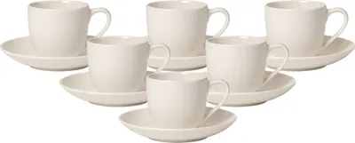 Produktbild von Villeroy & Boch For Me Espressotasse mit Untertasse 70 ml 6er Set