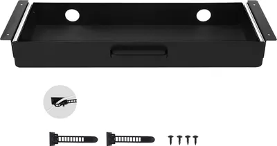 Image de SucceBuy Organiseur de 58 cm pour tiroirs sous le bureau, gain de place extensible pour le bureau à domicile