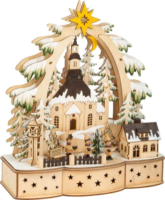 Image de petit pied lampe décorative de Noël Carolers