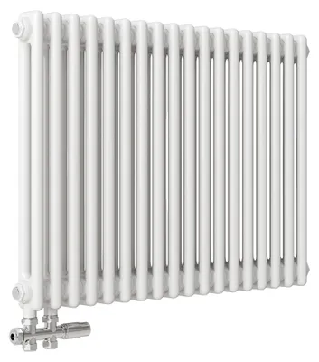 Produktbild von AICA Traditioneller Heizkörper 600 x 830 mm 914W Doppellagig Gusseisenstil Weiß