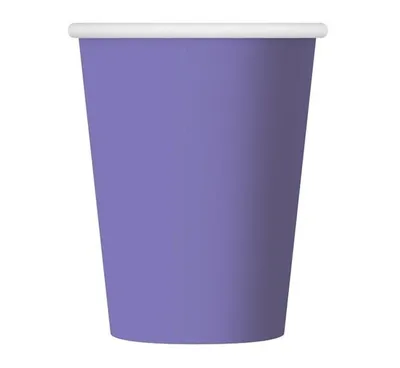 Obrázek produktu pro Párty papírové kelímky fialové - 250 ml - 6 ks
