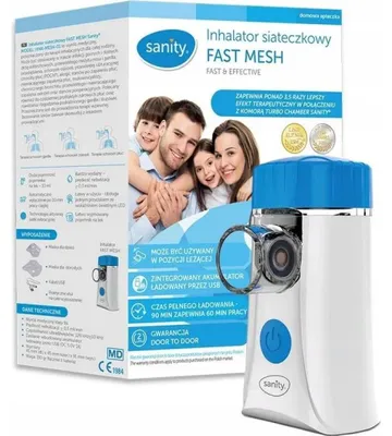 Produktbild von Sanity Fast Mesh Inhalator siateczkowy HNK-MESH-01