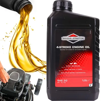 Immagine prodotto di Olio motore per tosaerba BRIGGS&STRATTON SAE30 per motori a quattro tempi da 1 litro