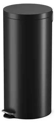 Image de HAILO poubelle à pédale 5030601 Selekta ronde 30 l noire Soft Close