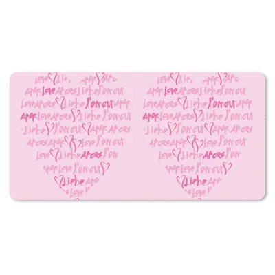 Produktbild von MuchoWow® Mauspad Mousepad Valentinstag - Liebe 60x30 cm - Mousepads - Maus Mat - Pad - Mausunterlage - Nachhaltig