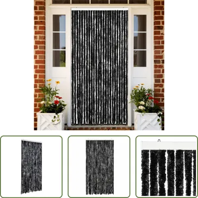 Obrázok produktu pre The Living Store Záclona Fly Anthracite 100x200 cm Chenille