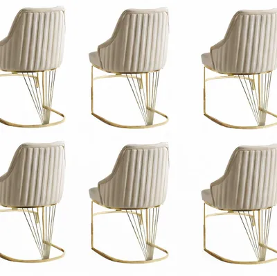 Obrázek produktu pro Elegantní židle se zlatými detaily,  designem a stylem