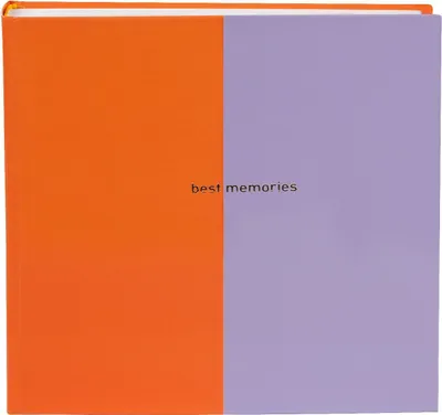 Produktbild von Goldbuch Fotoalbum Coloration orange flieder 25x25 cm 60 weiße Seiten