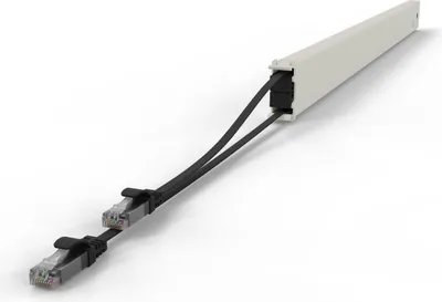 Produktbild von PATCHBOX .one / Cassette / 46RU / UTP / Black, 2,5 m, Cat6a, U/UTP (UTP), RJ-45, RJ-45, Schwarz