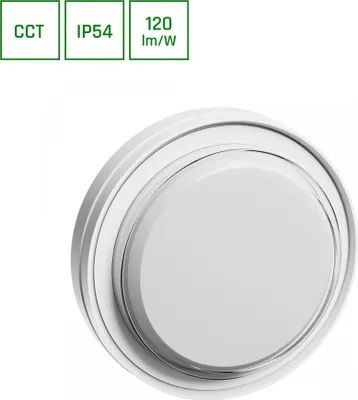 Produktbild von PASTILO LED Wandleuchte Außen Ø180mm 10W CCT IP54