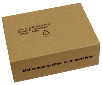 Obrázok produktu pre Krabica na opakované použitie Dönges s penou s priehlbinami, 150 x 110 x 70 mm, 30 mm