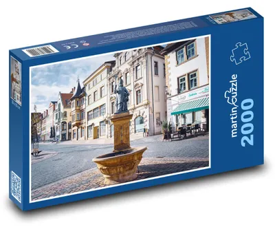 Produktbild von martinpuzzle - Puzzle 2000 Teile - Deutschland - Gotthardbrunnen