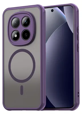 Produktbild von Handyhülle für Xiaomi Redmi Note 15 Pro 5G, Techsuit HaloFrost II MagSafe, Violett