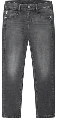 Productafbeelding van Pepe Jeans jongensbroek, slim fit, kasjmierlook, grijs (Denim-8ac), maat 12 jaar