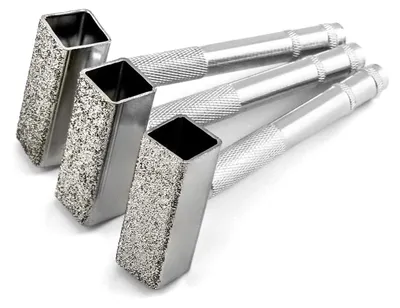 3 Diamant-Schleifscheibenabrichter, 45 x 15 mm, zum Abrichten