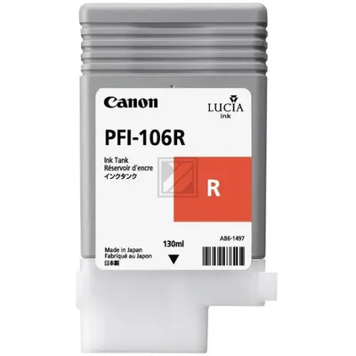 Produktbild von Canon PFI-106 R Tinte rot