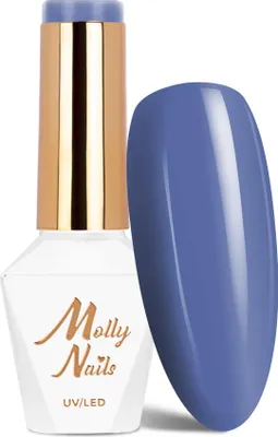 Immagine prodotto di Molly Nails Blue Sky Purple Blue, smalto ibrido senza Di-HEMA, 8 g, n. 115