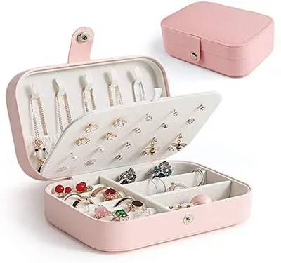 Produktbild von Omgoods – Elegante Schmuckschatulle aus Kunstleder für Damen