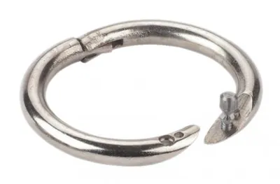 Produktbild von Bullennasenring vernickelt Innen-Durchmess. 52-54mm