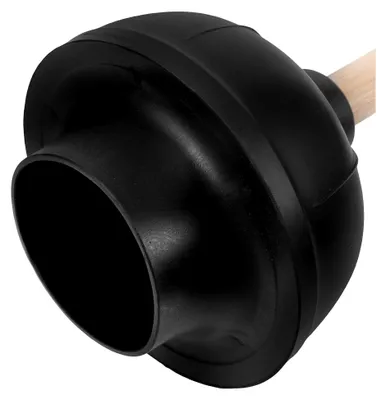 Produktbild von Gummireinigungswerkzeug mit ergonomischem Holzgriff für Küche und Bad zur Beseitigung von Verstopfungen