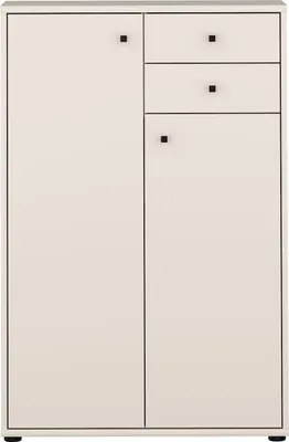 Produktbild von Hochkommode >TEMPRA2< in Sand - 73,7x111,1x34,8cm (BxHxT)