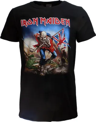 Produktbild von Iron Maiden The Trooper T-Shirt Schwarz – Offizielles Merchandise -  L