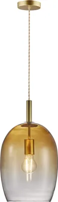 Produktbild von Nordlux Pendelleuchte Uma Bernstein/Gold Ø23cm max. 40W E27 ohne Leuchtmittel kürzbar