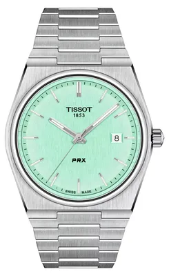 Imagen del producto de Tissot PRX, 40 mm, esfera verde claro, movimiento de cuarzo
