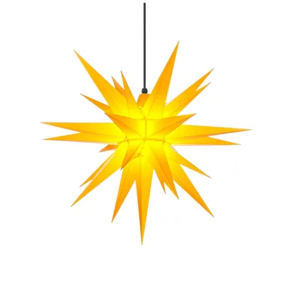 Produktbild von Herrnhuter Stern Kunststoff Ø 68 cm, Farbe:gelb