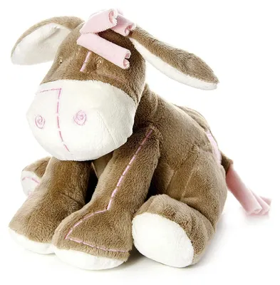 Immagine prodotto di Asino di peluche morbido, ideale per bambini e neonati