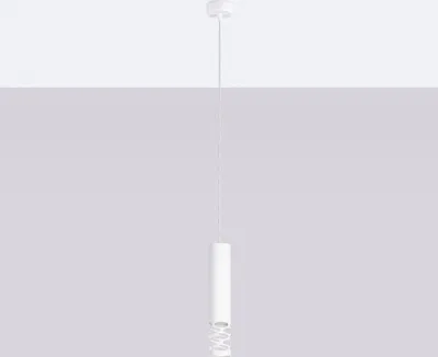 Immagine prodotto di Lampada a sospensione LIRO 1 bianco 1xGU10 10W acciaio 125x8x8cm Sollux Lighting
