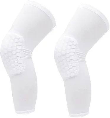 Obrázok produktu pre Chrániče kolien – univerzálne – protišmykové – z mikrovlákna – ľahké – 2 kusy – vhodné na basketbal a outdoorové športy – kolenná ortéza