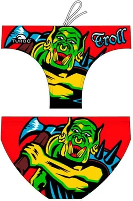 Produktbild von Turbo Troll Badeslip Rot 13-14 Years Jungen Rot 13-14 Years