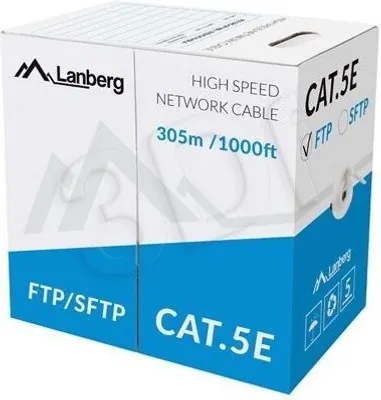 Produktbild von Lanberg Lan Ftp Kabel 100Mb/S 305M Kabel Cca Šedý