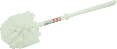 Image de Brosse WC en plastique blanc rond