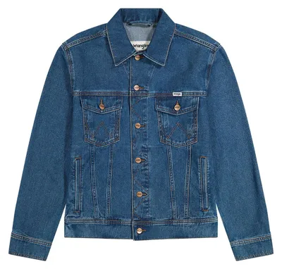 Obrázok produktu pre Wrangler Klasická džínsová bunda modrá S muž modrá S